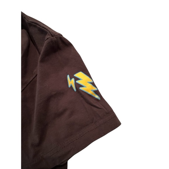 Pokemon Picachu Electric Type XL Brown Short Sleeve T-Shirt M Graphic Shirt EUC - Picture 4 of 7